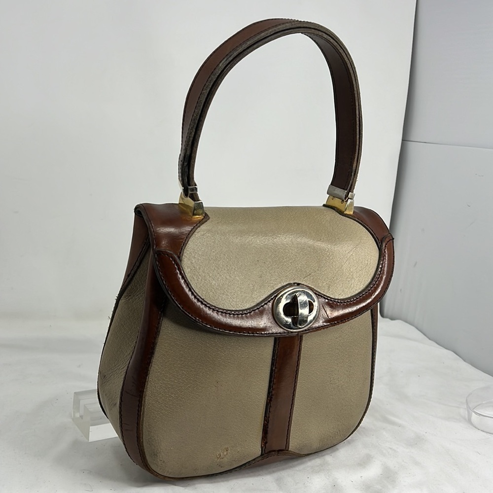 Koret Structured Large Leather Shoulder Handbag - image 2